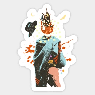 PSYCHEDELIC COWBOY Sticker